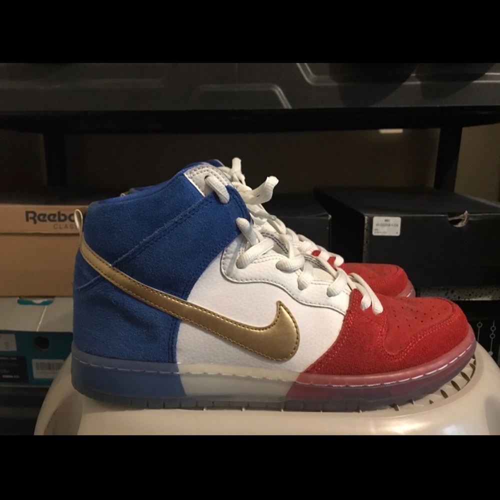 SOLD Nike dunk trico (red white and blue)